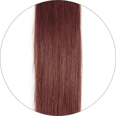 Nail hair Single drawn - #33 Rödbrun