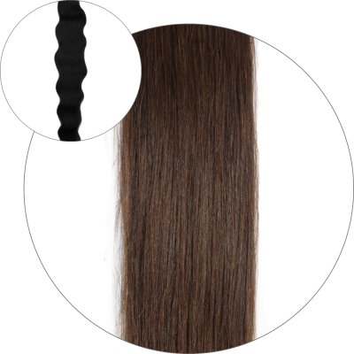 Natural wave Nail hair - #4 Chokladbrun