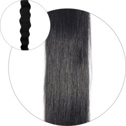 #1 Svart, 50 cm, Natural wave Nail hair