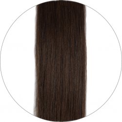 #2 Mörkbrun, 60cm, 110g, Premium Hårträns