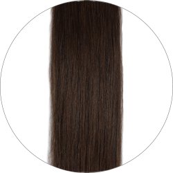 #2 Mörkbrun, 60 cm, Ring hair