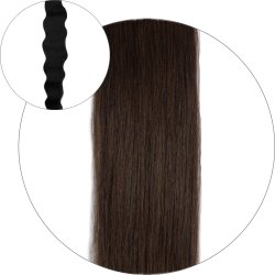 #2 Mörkbrun, 50 cm, Natural wave Nail hair