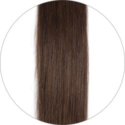 #4 Chokladbrun, 60 cm, Ring hair