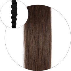#4 Chokladbrun, 50 cm, Natural wave Ponytail