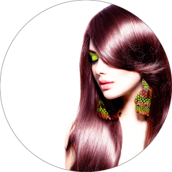 #530 Mörk vinröd, 70cm, 50g , Tejphår, Single drawn