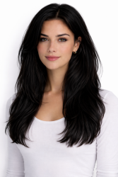 #1 Svart, 50cm, 100g, Halo extensions