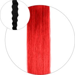 #Röd, 50 cm, Natural wave Nail hair