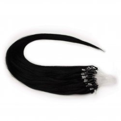 #1 Svart, 40cm, 50g, Ring hair