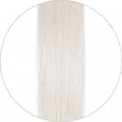 #1001 Platinum Ash, 50cm, 50g , Tejphår, Single drawn