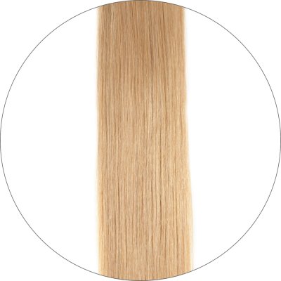 #18 Mellanblond, 40 cm, Premium Nail hair, Single drawn