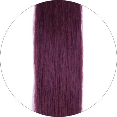 #530 Mörk vinröd, 70cm, 50g , Tejphår, Single drawn