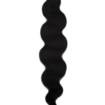 #1 Svart, 50cm, 50g , Body wave Tejphår